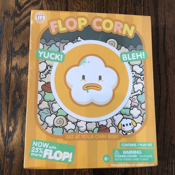 Toca Life Box Other - NEW IN BOX! Flop Corn Game by Toca Life Box w/Bob & Rob!